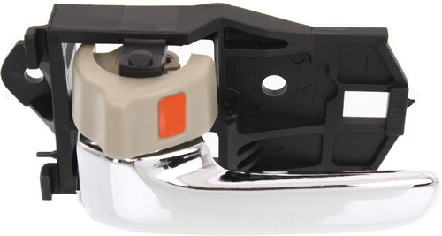 Evan Fischer Interior Door Handle Compatible with Toyota Camry 97-01 / Sienna 98-03 Front OR Rear LH Inside Chrome and Beige Plastic Japan/USA Built