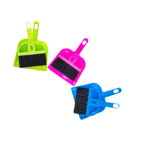 6 Sets pet Broom Mini Broom Dustpan Keyboard Broom Hand Brush and Dustpan Computer Brush kit Table Broom Mini Brush dust pan Keyboard Brush kit Cleaning Kits dust Collector Desktop