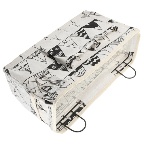 EXQUIMEUBLE bedside storage rack over bed decor tool organizer bag pocket organizer pouch above bed decor tool storage rack large storage bag sundries storage bag Storage artifact hanging iron