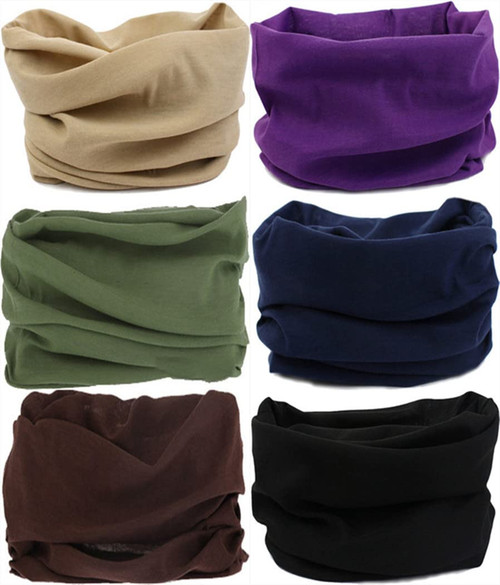 VANCROWN Neck Gaiter Headband Headwear Head Wrap Face Mask Magic Scarf Bandana for Men and Women