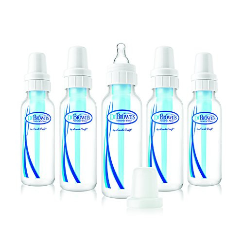 Dr. Brown's Natural Flow® 8oz 5pk Standard Polypropylene Baby Bottle Set