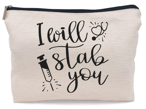 Lacosu Nurse Gifts Black Makeup Bag,Nurse Gifts for Women,Nurse Appreciation Gifts,Nurse Practitioner Gifts,Funny Nurse Gifts Small Cosmetic Makeup Bag for Purse