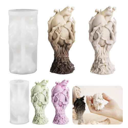 Claw Candle Mold Claw Tree Heart Mold Skull Resin Mold Clay Mold Jewelry Resin Casting Mold Candle Making Molds Craft Supplies 3D Mold Silicone Mold for Resin Casting Mold