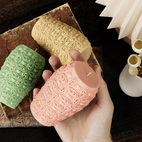 Mysterious Candle Mold Flower Candle Mold Wave Candle Mold Resin Mold Clay Mold Jewelry Resin Casting Mold Candle Making Molds Craft Supplies 3D Mold Silicone Mold for Resin Casting Mold