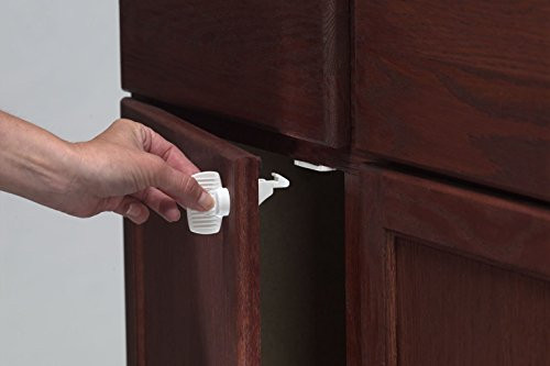 KidCo Adhesive Mount Magnet Lock - White - 4 ct