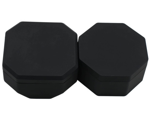 vitakiwi 223ml Large Silicone Container Concentrate Food Storage Non-stick Jar Multi-use (Black Color)