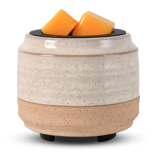mocosa Ceramic Wax Melt Warmer,2 in1 Candle Wax Warmer Fragrance Warmer for Wax Cubes,Wax Melter for Home Office Bedroom Aromatherapy Gifts (White Brown) mocosa Ceramic Wax Melt Warmer,2 in1 Candle Wax Warmer Fragrance Warmer for Wax Cubes,Wax Melter for Home Office Bedroom Aromatherapy Gifts (White Brown)