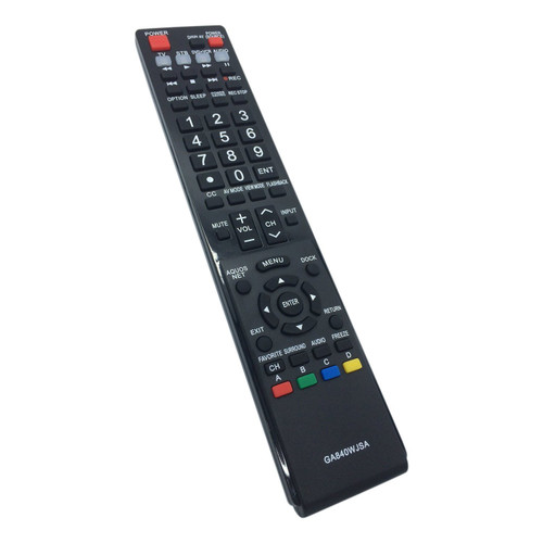 Generic Replaced Lost GA840WJSA LCD TV Remote Control Fit for Sharp Aquos TV