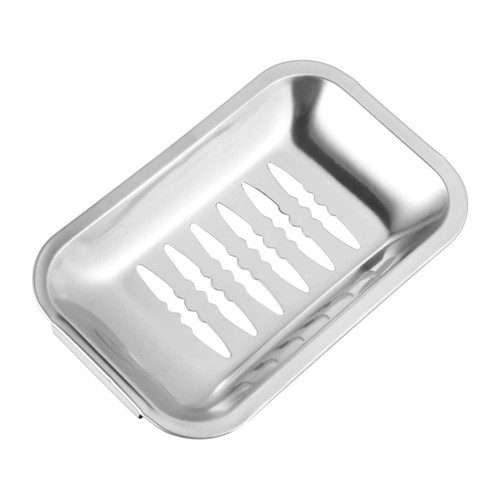 SHOWERORO 2pcs Soap Box Bathroom Baskets Soap Sponge Soap Container Shower Soap Dish Soap Holder for Shower Wall Storage Basket Soap Basket Holder Stainless Steel Sponge Holder