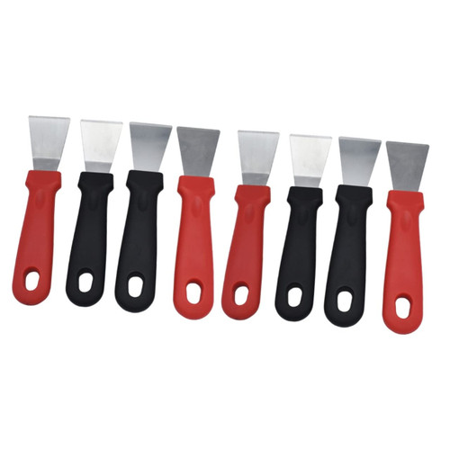 Milisten 8 Pcs Stainless Steel Lampblack Shovel Scraper Tool Paint Remover Mini Razor Scraper Sticker Remover Scraper Wallpaper Scraper car Decal Scraper Plastic Household Stickers