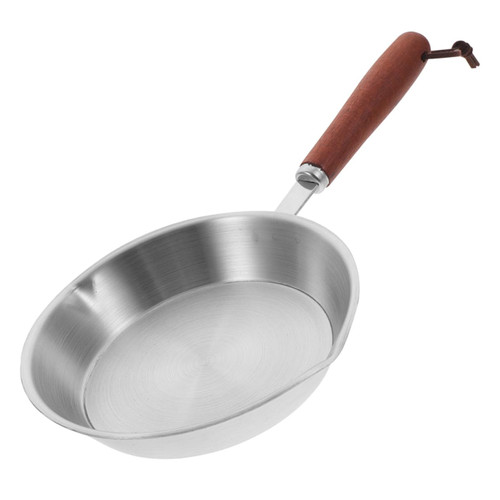 RUNROTOO stainless steel mini pot frying pan stainless steel mini frying pan non stick frying pans stainless steel fry pan nonstick fry pan non stick griddle pan pancake pan tool dedicated