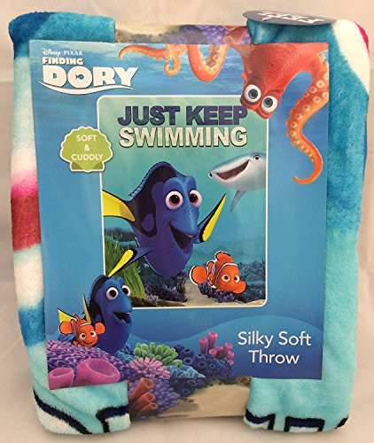 Pixar Finding Dory, Just Keep Swimming Throw