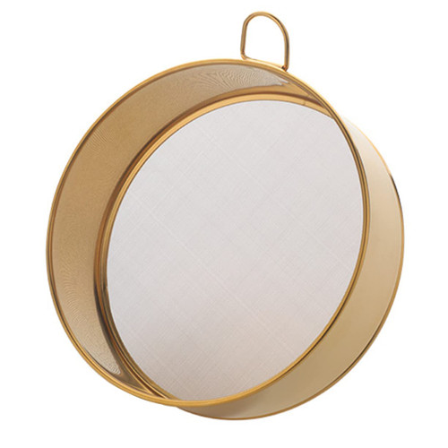HEMOTON Round Flour Sifter Stainless Steel Flour Shaker Round Powder Sifter Round Sifter Steel Flour Sifter for Baking Nd Filter Strainer Stainless Steel Screen Sieve Filter Screen Mesh