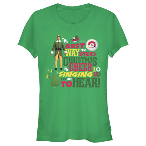 Warner Bros Juniors Crew Tee, Kelly, Small