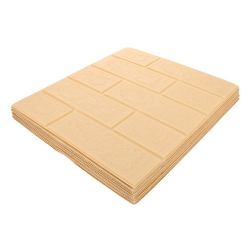 CAXUSD 10pcs Wall Sticker Tile Sticker Tile Backsplash Stickers Waterproof Kitchen Backsplash Tiles Wall Art Decors Brick Wall Panels Peel and Stick Self-Adhesive Wallpapers Wall Decals