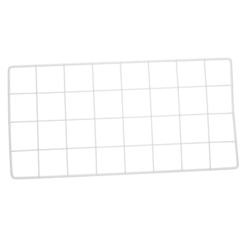 DECHOUS Decor Photo Display Net Wall Mount Photo Wall Picture Frame Wall Metal Grid Panel Wire Wall Grid Panel Wall Grid for Photo Picture Storage Holder Iron Stencil White Household