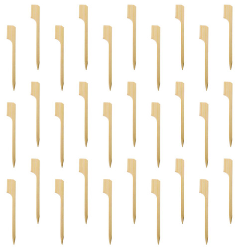 Happyyami 200Pcs Barbecue Bamboo String appetizer skewers wood toothpicks for food dessert picks food appetizer toothpick fruit toothpicks serving picks wood picks wooden toothpick cocktail