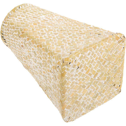 Straw vase Modern vase Farmhouse vase Straw Woven Trash can Rattan Flower vase Rattan Flower Pot Basket Dry Flower vase Wicker vase Desktop Storage Basket Bride Country Style