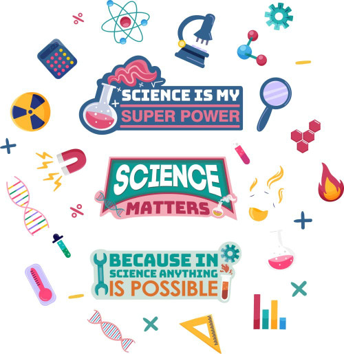 TOARTI Science Wall Decal, Chemistry Wall Sticker,Science School Education Sticker,Science Educational Classroom Decor,Chemistry Party Supplies,Science Lab Decorations