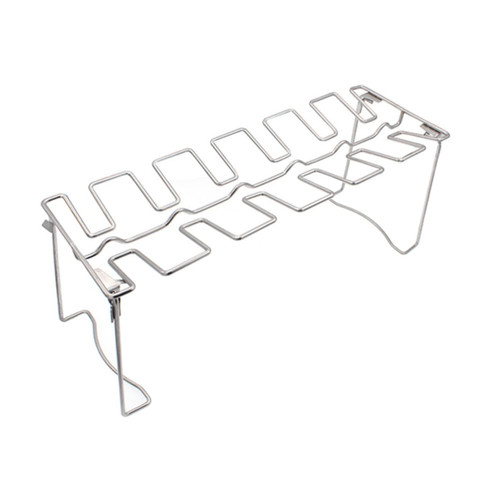 Yardwe Bbq Grill for Camping Bbq Chicken Hanger Grilling Tools for Outdoor Grill Bbq Chicken Drumsticks Rack Portable Grill Stand Chicken Leg Bbq Rack Grill Chicken Basket Fold Barbecue
