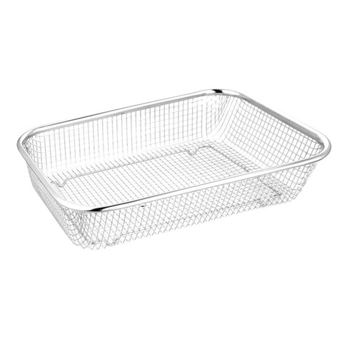 LIGHTAOTAO 1PC Vegetable Organizer sink colander strainer basket Stainless Steel Mesh Strainer Fine Mesh Strainers Wire Sieve metal strainer basket steel vegetable drying basket filter fruit