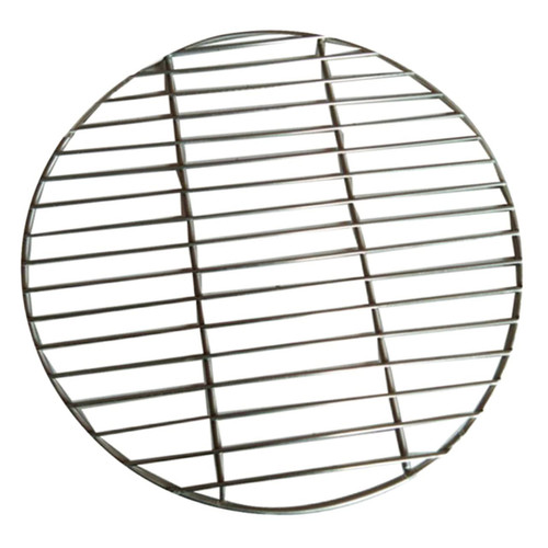 MARMERDO Round Grill net Round Grill mesh Reusable Barbecue Tray mesh Grill mat Camping Grill Rack Metal Grate BBQ Roasting mesh BBQ Grilling mesh BBQ pad Liner Stainless Steel Grid Network