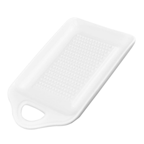 OKUMEYR Manual Ginger Grinder Fruits Vegetable Grater Chocolate Grater Garlic Grinder Lemon Grater Onion Grater Ceramic Grater Plate Garlic Mincer Tool White Crusher Baby Ceramics Advanced