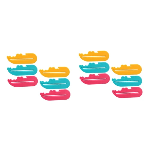 Cabilock 12 Pcs Hand juicer Toothpaste Squeezers Toothpaste Tube Winder Toothpaste Dispenser Toothbrush Squeezer Tube Squeezer Tool Toothpaste Tube Roller Squeezer to Rotate Cartoon Key