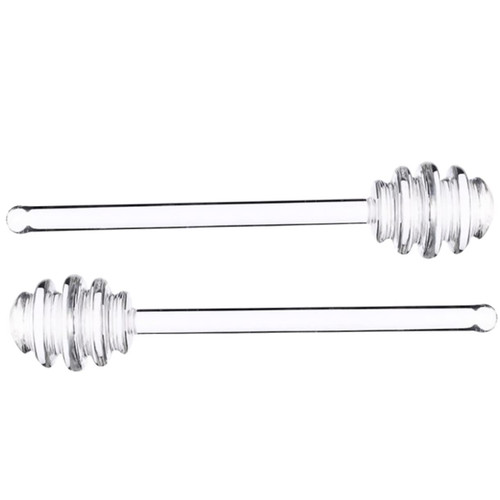 GRIRIW 2pcs Honey Stirrer Honey Sticks Glass Honey Spoons Honeycomb Stick Honey Stirring Stick Honey Dipper Stick Glass Honey Coffee Stirrers Kitchen Stirring Rods Container Multifunction GRIRIW 2pcs Honey Stirrer Honey Sticks Glass Honey Spoons Honeycomb Stick Honey Stirring Stick Honey Dipper Stick Glass Honey Coffee Stirrers Kitchen Stirring Rods Container Multifunction