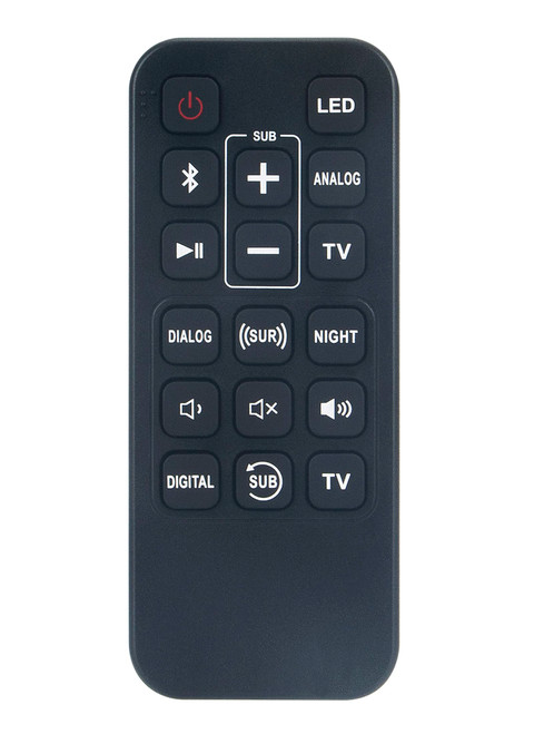 Replace Remote Control fit for Klipsch Cinema Sound Bar 600 BAR 48 BAR48 BAR-48