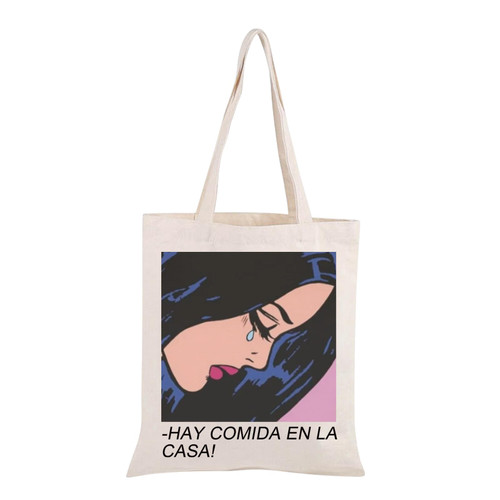 PWHAOO Mexican Mom Tote Bag Hay Comida En La Casa Tote Bag Spanish Latina Meme Tote Bag Hispanic Culture Gift (Hay Comida TOTE) PWHAOO Mexican Mom Tote Bag Hay Comida En La Casa Tote Bag Spanish Latina Meme Tote Bag Hispanic Culture Gift (Hay Comida TOTE)