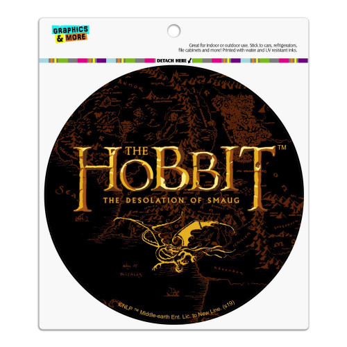 The Hobbit The Desolation of Smaug Logo Automotive Car Refrigerator Locker Vinyl Circle Magnet
