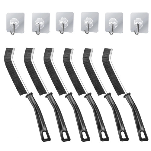 VortexFit Crevice Cleaning Brush,Hard-Bristled Crevice Cleaning Brush,Bathroom Gap Cleaning Brush Tool, Small Gap Cleaning Brush for Kitchen Bathroom Tiles Window Track Cleaning Brush (6pcs) VortexFit Crevice Cleaning Brush,Hard-Bristled Crevice Cleaning Brush,Bathroom Gap Cleaning Brush Tool, Small Gap Cleaning Brush for Kitchen Bathroom Tiles Window Track Cleaning Brush (6pcs)