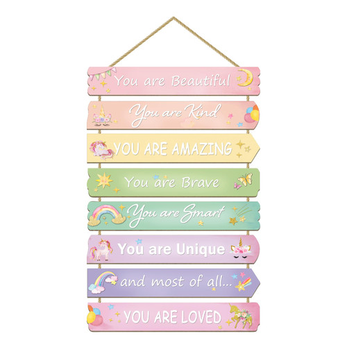 Paquesta Girls Room Decor Unicorn Room Decor for Girls Bedroom Inspirational Wall Art for Kids Rainbow Wall Decorations Little Girl Toddler Room Wood Sign Nursery Room Decor (unicorn-rainbow) Paquesta Girls Room Decor Unicorn Room Decor for Girls Bedroom Inspirational Wall Art for Kids Rainbow Wall Decorations Little Girl Toddler Room Wood Sign Nursery Room Decor (unicorn-rainbow)
