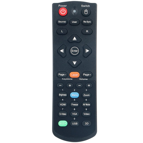 BR-5046L Replacement Remote Control Commander fit for Optoma Projector EH300 HD25 EH501 W501 HD30B DH1011 X501