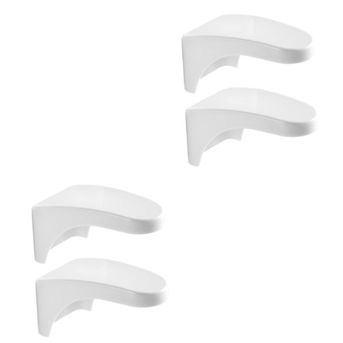 Cabilock 4 pcs Magnetic soap Holder soap Holder Magnetic Wall Mount soap Dish Shower soap Dish Magnetic soap Dish Magnetic soap Dispenser abs White Magnetic Stripe Wall-Mounted