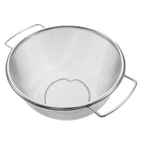 EXQUIMEUBLE Kitchen Sink Fruit Strainer Sink Mesh Strainer Metal Colander Mesh Net Strainer Strainers Fine Mesh Fine Mesh Colander Stainless Vegetable Washing Basin Colander Stainless Steel