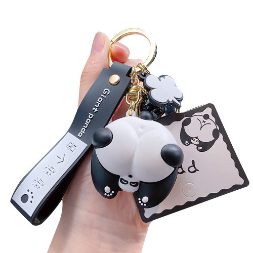 EUBUY Cute Cartoon Corgi Dog Butt Keychain, Funny 3D Animal Pig Butt Key Ring Pendant Cat Keychain Car Key Purse Bag Handbag Backpack Charm Decoration for Women Girls