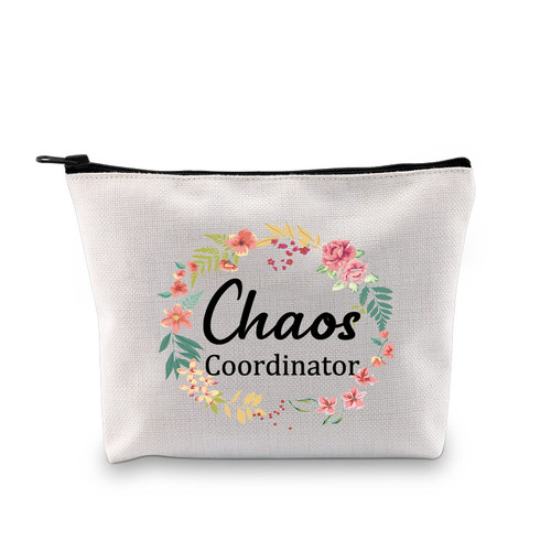 MBMSO Chaos Coordinator Makeup Bag Chaos Coordinator Gifts for Women Coordinator Gift Funny Coworker Boss Gifts (Chaos Coordinator bag) MBMSO Chaos Coordinator Makeup Bag Chaos Coordinator Gifts for Women Coordinator Gift Funny Coworker Boss Gifts (Chaos Coordinator bag)