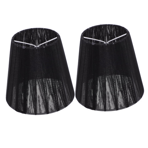 DOITOOL 2pcs Gauze Lampshade Lamp Shade Decorative Lighting White Light Bulbs Bubble Chandelier Light Cover E27 Lampshade Cloth Art Light Shade Branches Drum Lights Asia Wall Lamp E14 Clip