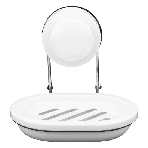 Double Layer Soap Dish, Wall Soap Holder Box Dish with 1 pcs Suction Cup and 1 pcs Bracket Bathroom, Household Organizer, Double Layer Soap Dish, Wall Soap Holder Box Dish Soap Dish Soap Box Soap