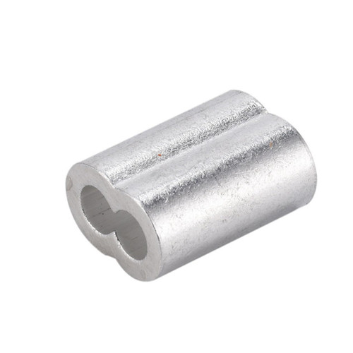 ORFOFE 1 Set Aluminum Sleeves Clip Stainless Steel Rope Stainless Steel Braided Wire Stainless Steel Cable Wire Steel Braided Cable Wire Rope Cable clamp Wire Rope kit Accessories Metal