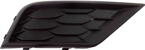 Evan-Fischer Bumper Grille Compatible with 2018-2020 Volkswagen Tiguan Passenger Side