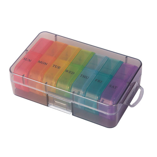 7 Days Weekly Pill Organizer 2 Times a Day, Travel Pill Box Weekly Pill Case Medicine Organizer Box 7 Days 14 Compartment Organizer Box, Pill Holder 7 Day Daily Pill Dispenser Box Organizer 7 Days Weekly Pill Organizer 2 Times a Day, Travel Pill Box Weekly Pill Case Medicine Organizer Box 7 Days 14 Compartment Organizer Box, Pill Holder 7 Day Daily Pill Dispenser Box Organizer