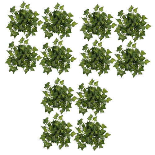 DECHOUS 12 Pcs Faux Plant Artificial Plant Wall Hanging Decor Fake Leaves Vines Wall Hooks Decorative Artificial Vines Artificial Rattans Simulation Plant Vine Simulation Leaves Decorate