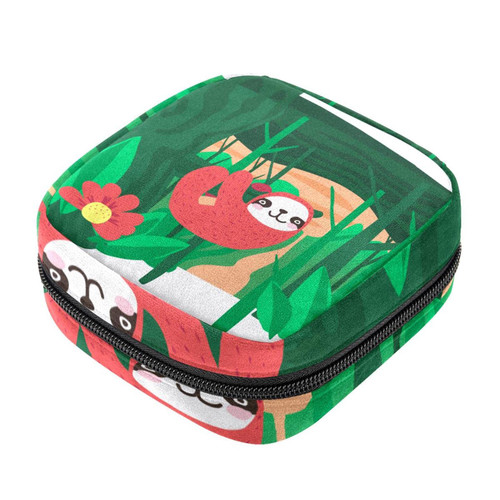 Makeup Bag Animal Sloth Cosmetic Bag Makeup Pouch Travel Toiletry Bag Organizer Storage Bag for Women Girls