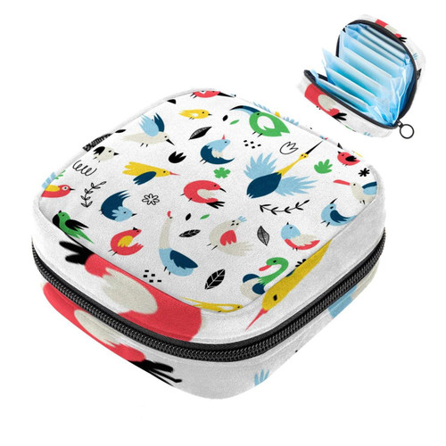 Makeup Bag Birds Cosmetic Bag Makeup Pouch Travel Toiletry Bag Organizer Storage Bag for Women Girls Makeup Bag Birds Cosmetic Bag Makeup Pouch Travel Toiletry Bag Organizer Storage Bag for Women Girls