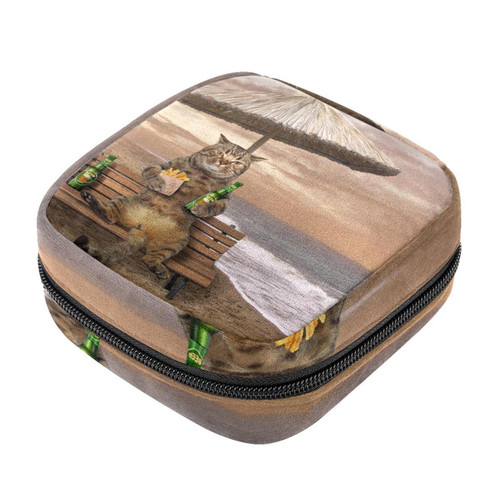 Makeup Bag Cat Funny Animal Cosmetic Bag Makeup Pouch Travel Toiletry Bag Organizer Storage Bag for Women Girls