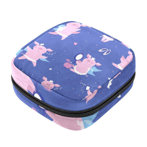 Makeup Bag Pink Pig Angel Sleep Dance Makeup Cosmetic Bag Makeup Pouch Travel Toiletry Bag Organizer Storage Bag for Women Girls Makeup Bag Pink Pig Angel Sleep Dance Makeup Cosmetic Bag Makeup Pouch Travel Toiletry Bag Organizer Storage Bag for Women Girls