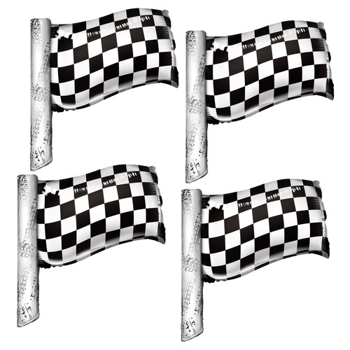 Checkered Black and White Racing Flag Balloons 4Pcs 30Inch Racing Flag Balloons for Race Car Birthday Party Supplies Checkered Flag Party Supplies Checkered Black and White Racing Flag Balloons 4Pcs 30Inch Racing Flag Balloons for Race Car Birthday Party Supplies Checkered Flag Party Supplies